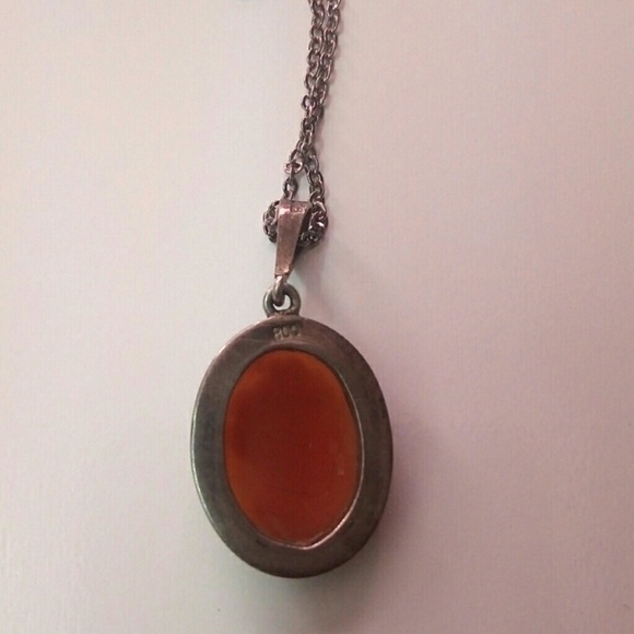 Vintage Victorian like pendant "800" silver - Picture 3 of 3